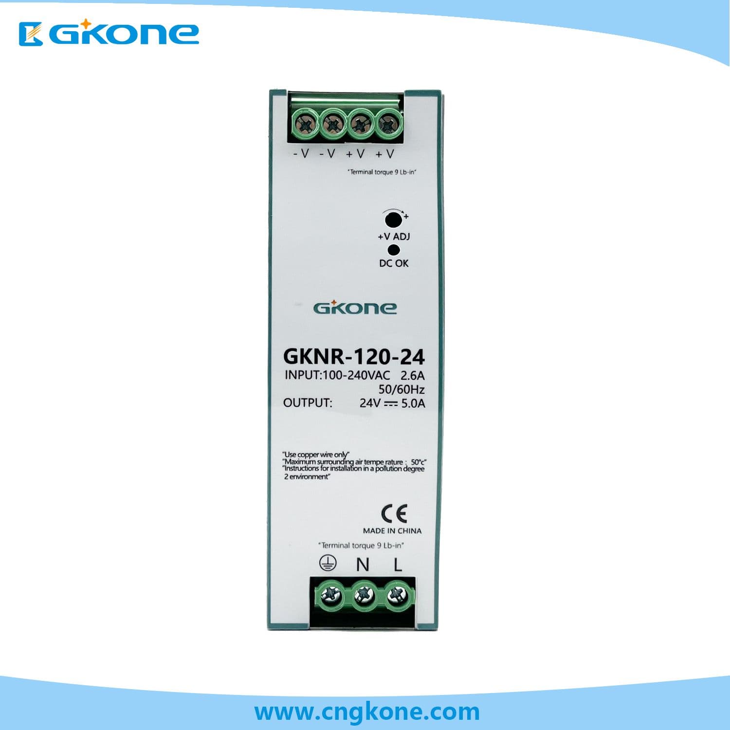 Блоки питания GKONE 120–240 Вт (GKNR-120-24) — фото GKONE | МТК